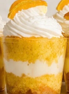 Lemon Cake Dessert Cup